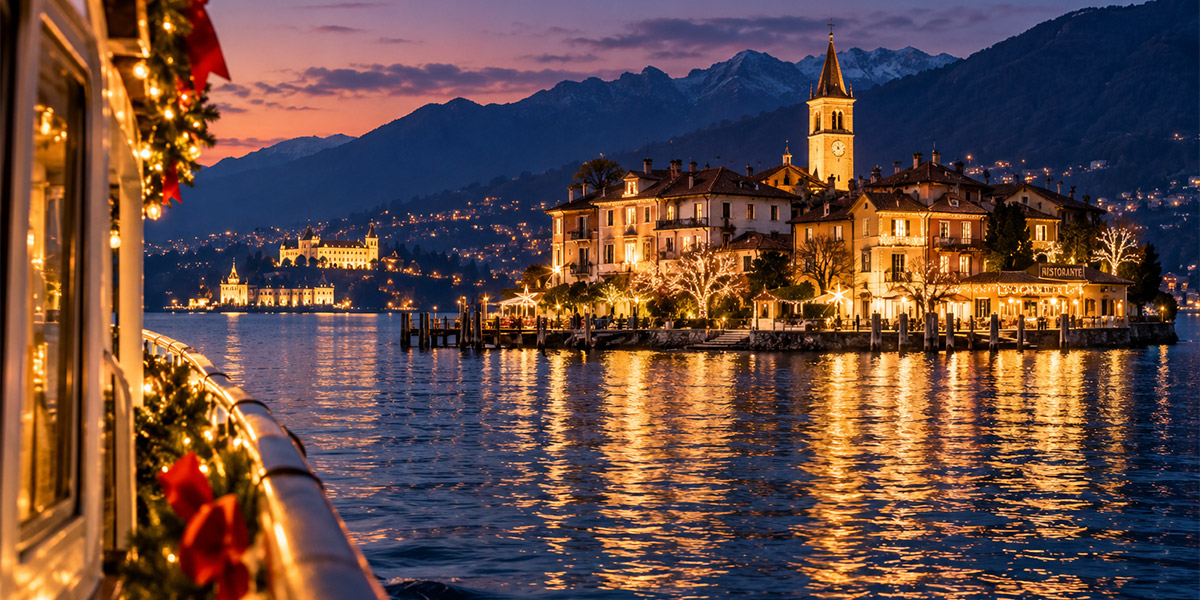 Isole di Luce sul Lago Maggiore: la magia del Natale sull'acqua