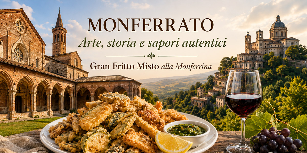 Gran Fritto Misto alla Monferrina: gita tra Alessandria, Crea e Monferrato