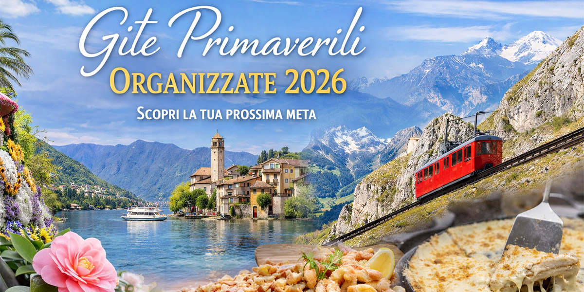 Gite primaverili organizzate tra fiori, laghi ed eventi in Italia e Svizzera